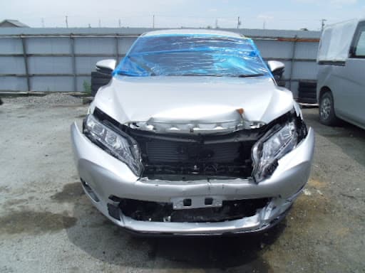 Vehicle being dismantled for parts